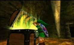 une photo d'Ã©cran de The Legend of Zelda - Ocarina of Time 3D sur Nintendo 3DS